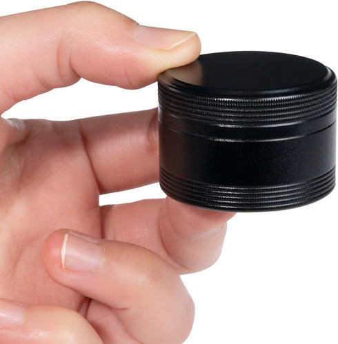 Small Pill Case Metal Pill Box - Single Waterproof Pill Container for Pocket & Purse, Travel Medicine Organizer, Portable Daily Round Pillbox Hold...