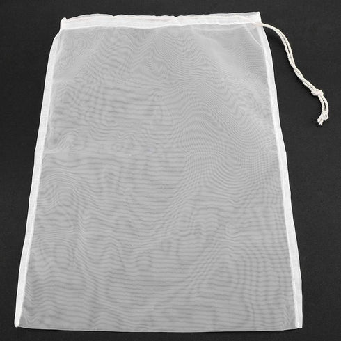 100 Mesh Food Grade Wine Filter Bag Reusable Home Brew Beer Making Extra Fine Extraction Sack Best for Straining Food Nut Milk Brewing Needs(28x45...