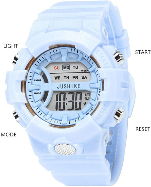 CdyBox 5 Pack Student Sports Watch with Silicone Band Luminous Alarm Stopwatch Watches Women Men Wristwatches...