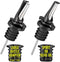 3-in-1 Liquor Pour Spout | Olive Oil Spout with Built-in Caps for Optimal Fly and Dust Protection - Dishwasher Safe, Hygienic Alcohol Speed Spouts...