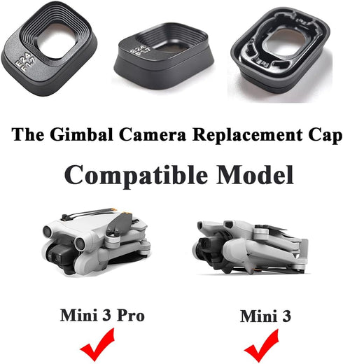 for DJI Mini 3 Drone Camera Front Cover Replacement for DJI Mini 3 Pro Camera Lens Frame Lid Gimbal Camera Cap for DJI Mini 3 Repair Parts...
