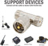 PL259 T Connector Adapter Male to Female, UHF 1 Male to 2 Female, SO239 Male to SO239 Female Tee Coaxial Cable Splitter for Ham Radio CB Antenna...