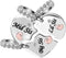 Nana Mom Mother Daughter Son Sisters Rose Gold Tone Heart Puzzle Dangle Charms Compatible with Pandora Bracelet set for 3...