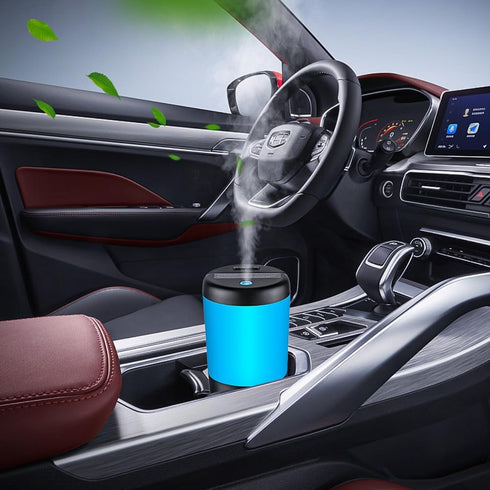 One Fire Car Diffuser Desk Humidifier - 7 Color Car Diffusers for Essential Oils, Portable Travel Humidifier...