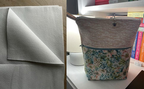 PLANTIONAL Iron-On Fusible Fleece Interfacing: Medium Weight One-Sided Loft Iron On Fusible Fleece White for Quilting Tote Bags and Home Decor...