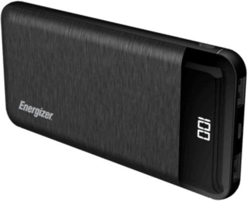 Energizer Power Bank - 10000mAh High Capacity Lithium Polymer Portable Charger, Lightweight, Fast Charging, Dual USB Outputs, TSA Approved, Compat...