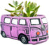 Cute Succulent Plants Pots, Small Planter Pots with Drainage Hole, Flower Pots for Home Indoor Outdoor Garden Decoration (Purple Bus)...