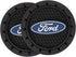 Plasticolor 000651R01 Ford Oval Auto Car Truck SUV Cup Holder Coaster 2-Pack , Blue...