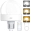 Rechargeable Battery Operated Light Bulbs, 300LM E26 Screw in (Magnetic Detachable) Light Bulb for Lamps with Remote Control Dimmable?Timer, Wirel...