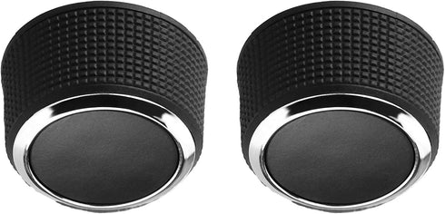 2PCS Rear Radio Volume Control Knob 2291-2547 Compatible for Escalade Enclave Tahoe Chevy GM*C Acadia Sierra 1500 2500HD 3500HD 2007-2013 Rear Rad...