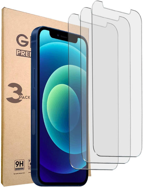 iPhone 12 Mini Screen Protector - (5.4 Inch) Tempered Glass Screen Compatible with Apple (3 PACK)...