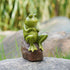 Frog Statue Decoration, Creative Garden Frog, Figurine Deco Crafts Animal Sculptures, Individual Decoration for Yard Garden Outdoor Indoor....