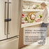 Fridge Freezer Refrigerator Cabinet Lock Latch, (2 Packs) Adjustable French Door Guard for Toddlers Children Kids Special Needs, No Drill No Screw...