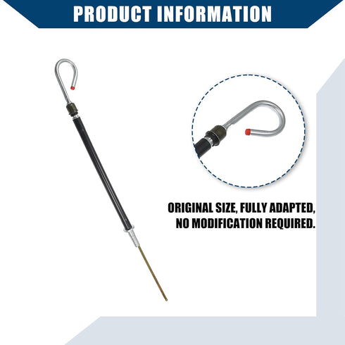 Engine/Oil Dipstick for Engine 6BT / Oil Level Dipstick/Durable/Metal / 1 Pc/Silver Tone...
