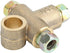 Rear Axle Brake Line Tee, 3 Way T shape Brake Tee Car Brake Tee Inverted Female Tee with 3 Male Nuts Short Union M10 3/16in Pipe 10mm...