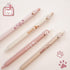 4 Pcs Gel Ink Pens Cartoon Retractable Pens Cute Cat Pen 0.5mm Black Ink Writing Pen Office School Supplies for Girls Womem (Dessert Cat)...