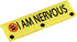 Funny Dog Leash Sleeve I am Nervous Dog Leash Wrap Sleeve Pet Birthday Gift (I AM NERVOUS-YE Sleeve)...