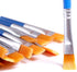 DECYOOL 100 Pcs Flat Paint Brushes,Small Brush Bulk for Detail Painting,Nylon Hair Brushes Acrylic Oil Watercolor Fine Art Painting for Kids,Child...