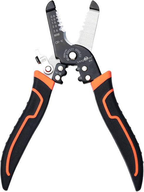 Wire Stripper with Cutter and Crimper, Professional Crimping/Stripping tool/Multi-Tool, twist/cutting/wire Hand Tool, Stripping for AWG 10-20(Wire...