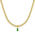 18K Gold Filled Vintage Choker Necklaces for Women Waterproof Gold Choker Necklace Anti Tarnish Gemstone Zircon Rectangle Pendant Necklace...