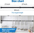 AIZESI Spring Tension Curtain Rods Short Tension Rod (Black, 28" to 41"-4Pcs)...