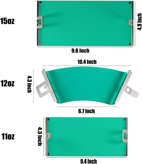 11OZ 12OZ and 15OZ 3D Sublimation Silicone Mug Wrap 3 Pack Silicone Mug Cup Clamp for Mugs Printing...
