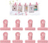 8Pcs Binder Clips Set with Box Binder Clips Binder Clips Sets Paper Clips Binder Clip Mini Binder Clips for Files Papers Home Supplies Student Col...