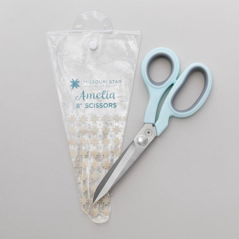 Missouri Star Scissors All Purpose - 8” Stainless Steel Scissors for Cutting Fabric, Sewing, Crafting - Ultra Sharp with Comfort Grip and Blade Co...