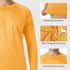 Men's UPF 50+ Rash Guard Swim Shirt Long Sleeve Moisture Wicking Quick Dry Lightweight Wrinkle-resistant Fishing Running, Honey Yellow, Large...