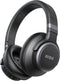 KVIDIO Active Noise Cancelling Headphones, 65 Hours Playtime Bluetooth Headphones with Microphone, Transparency Mode, Deep Bass and Hi-Fi Stereo S...