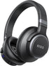 KVIDIO Active Noise Cancelling Headphones, 65 Hours Playtime Bluetooth Headphones with Microphone, Transparency Mode, Deep Bass and Hi-Fi Stereo S...