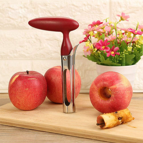 AKIRO apple Corer, Stainless Steel Kitchen Gadget Tool Fruit Seeder Core Remover Fruit Vegetable Tools Apple Pear Corer Easy Twist Fruits Tools Co...