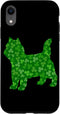 iPhone XR Cairn Terrier St Patrick’s Day Cairn Terrier Saint Patricks Case...