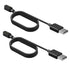 Compatible for SOMTLERK Smart Watches Charger, Magnetic USB Replacement Charging Cable Compatible with SOMTLERK A221 1.91" Smartwatch (2 Pack-Blac...