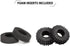 INJORA 1.0 Tires - All Terrain Super S5 King Trekker Soft Sticky Tires for 1/18 TRX4M 1/24 RC Crawler Axial SCX24 FMS FCX24 Enduro24 (T1014)...