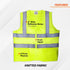 TR Industrial Neon Yellow Safety Vest, Front Zipper Knitted, 2-Pocket, OSHA Approved, Size Large...