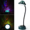 JBZ LED Desk Lamp Dimmable Small Table Lamp, Portable kids Reading Lamp with USB Charging Port, with 2W mini Projector Lamp Night Light, 6000K Coo...