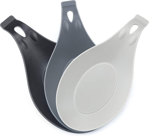 Spoon Rest for Stove Top, 3 Pack Large Silicone Spoon Holder for Kitchen Counter,Coffee Spoon Rest,Heat Resistant Cooking Spoon Holder Perfect Kit...