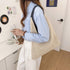 Hand-woven Straw Shoulder Bag Boho Black Leather Top Handle Tote Retro Summer Beach Bag Holiday Travel Handbag...