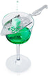 Viski Spoon-Vintage Style Absinthe Dripper with Perforations-Dishwasher Safe Stainless Steel Set of 1, Silver...