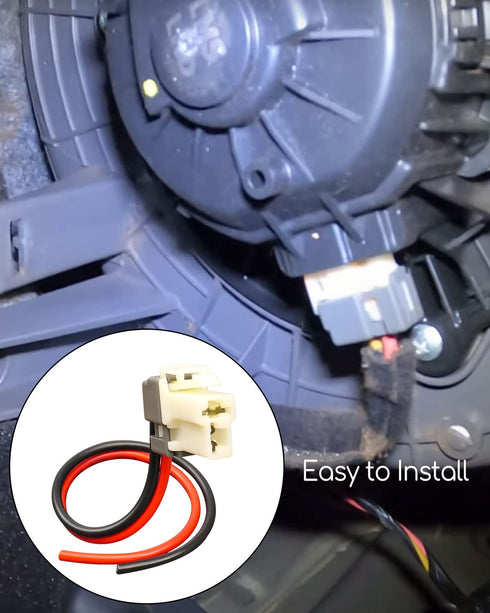 Blower Motor Pigtail Connector Harness Fit for Kia Forte 2013-2018 Replace 18952-02224AS...