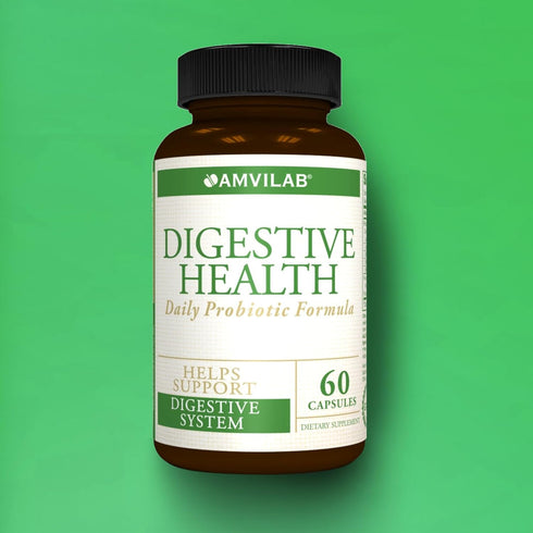 Digestive Health Supplement,Daily Probiotic 7 Billion CFUs per Capsule,5 Essential Strains Including Lactobacillus GG. Supports Intestinal and Imm...