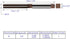 Hand Reamer 3/16" Alloy Tool Steel 9Crsi H8 6 Straight Flutes Hand Milling Cutter Tool...