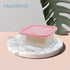 Soap Holder Container for Dr. Squatch Natural Bar Soap, Square Travel Soap Container with Lid Leakproof Soap Case Box Bathroom Soap Dishes for Cam...