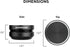 Bluetooth Speaker, Bone Conduction Portable Wireless Speaker with Louder Volume, Crystal Clear Sound, Rich Bass, Mini Music Player for Home, Outdo...