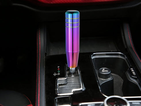 Abfer 5" Heavy Weighted Shifter Knob, Aluminum Alloy Car Gear Lever Metal Stick Shift Handle Fit Most Automatic Manual Vehicle (Multicolor)...