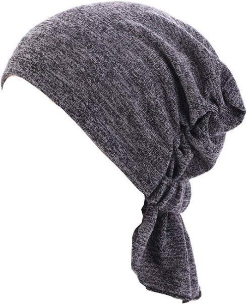 3 Colors Chemo Cancer Head Scarf Hat Cap Ethnic Cloth Print Turban Headwear Women Women's Ruffle Beanie Scarf...