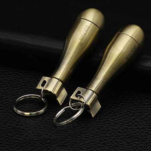 Permanent Match - 3 Pack, Flint Matchstick Fire Starter, Keychain Metal Immortal Lighter, Kerosene Refillable Lighter Waterproof Emergency Surviva...