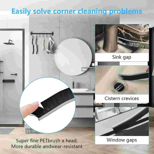 Crevice Cleaning Brushes Tool kit Small Brush Disposable Toilet Brush Deep Cleaning Brush Shower Nozzle Anti-Clogging Pore Gap for Gap Corner of S...