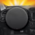 Plasticolor 008410R01 WeatherPro All Black Steering Wheel Cover Sunshade...